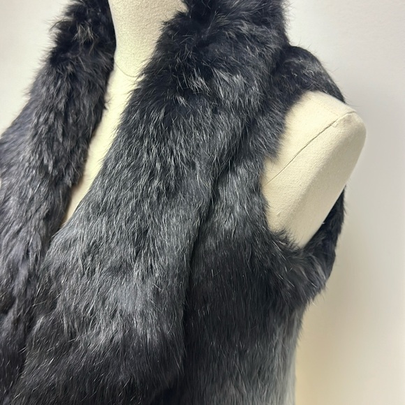 Yves Salomon Rabbit Fur Ombré Vest - Picture 4 of 9